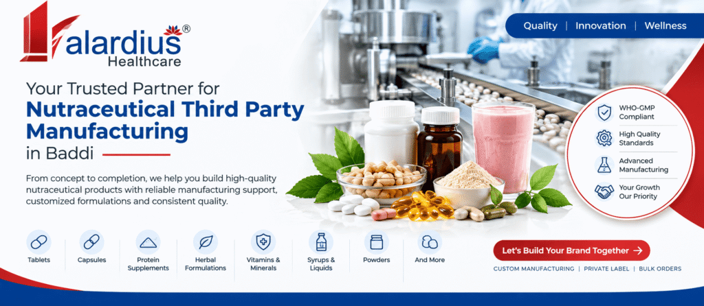 Nutraceutical Third Party Manufacturing Company in Baddi